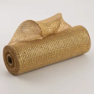 10" Fabric Mesh: Metallic Gold/Natural