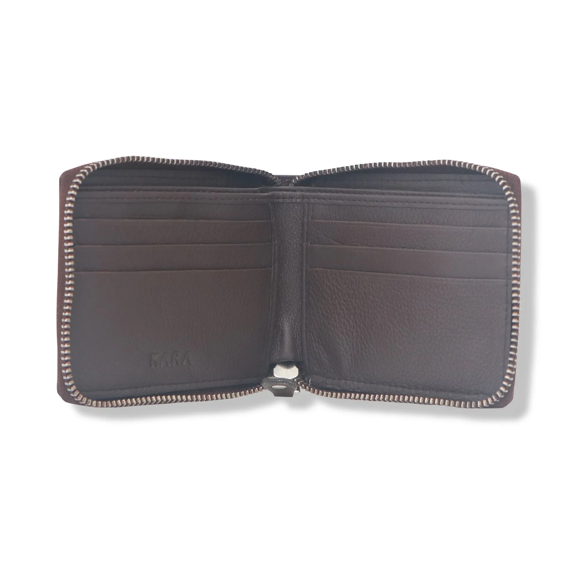 14090 Tan Zip Around Wallet