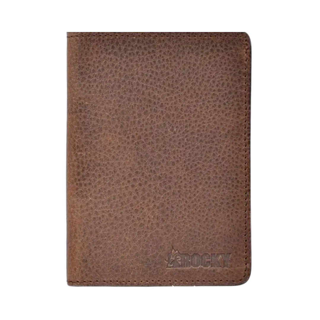 3D Belt Men's Dark Brown Leather Wallet