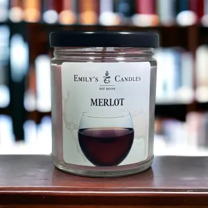 9 Oz Soy Candle Merlot