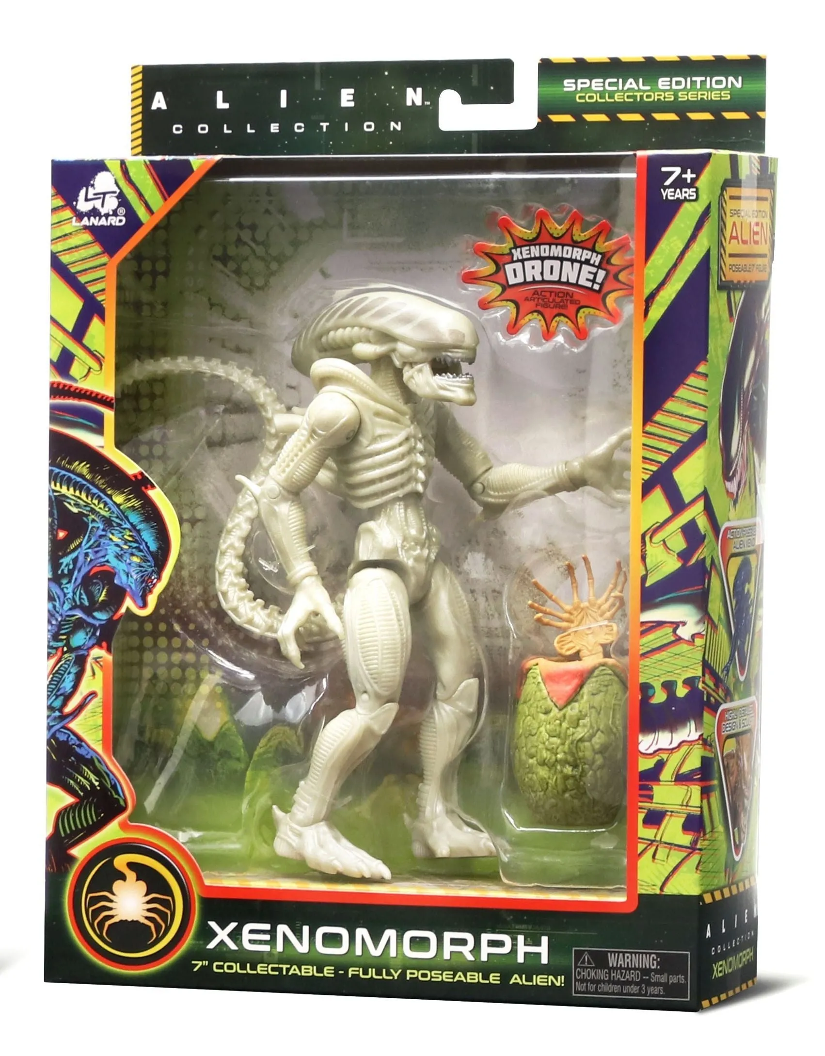 Alien Collection 7 Inch(17cm) Xenomorph Poseable Alien Drone Xeno