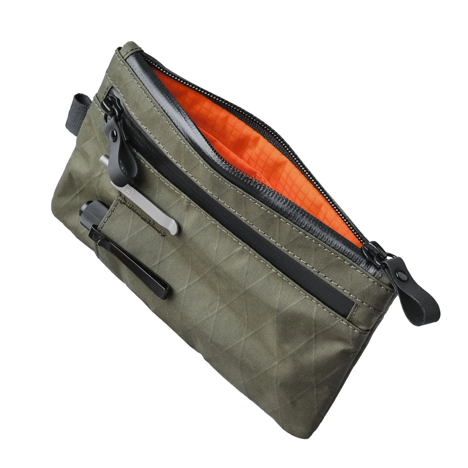 ALPAKA Zip Clutch   Hand Carry Strap