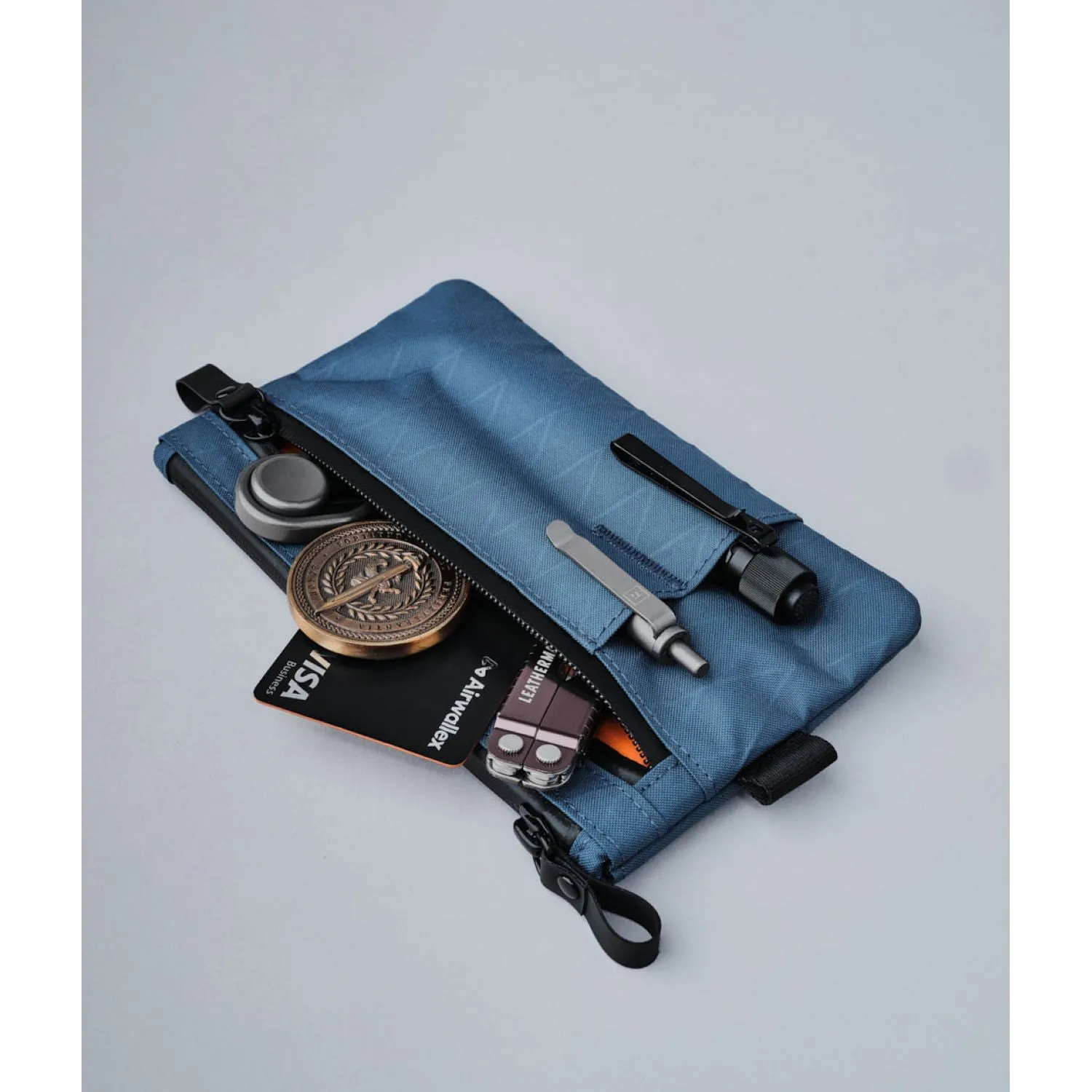 ALPAKA Zip Clutch   Hand Carry Strap