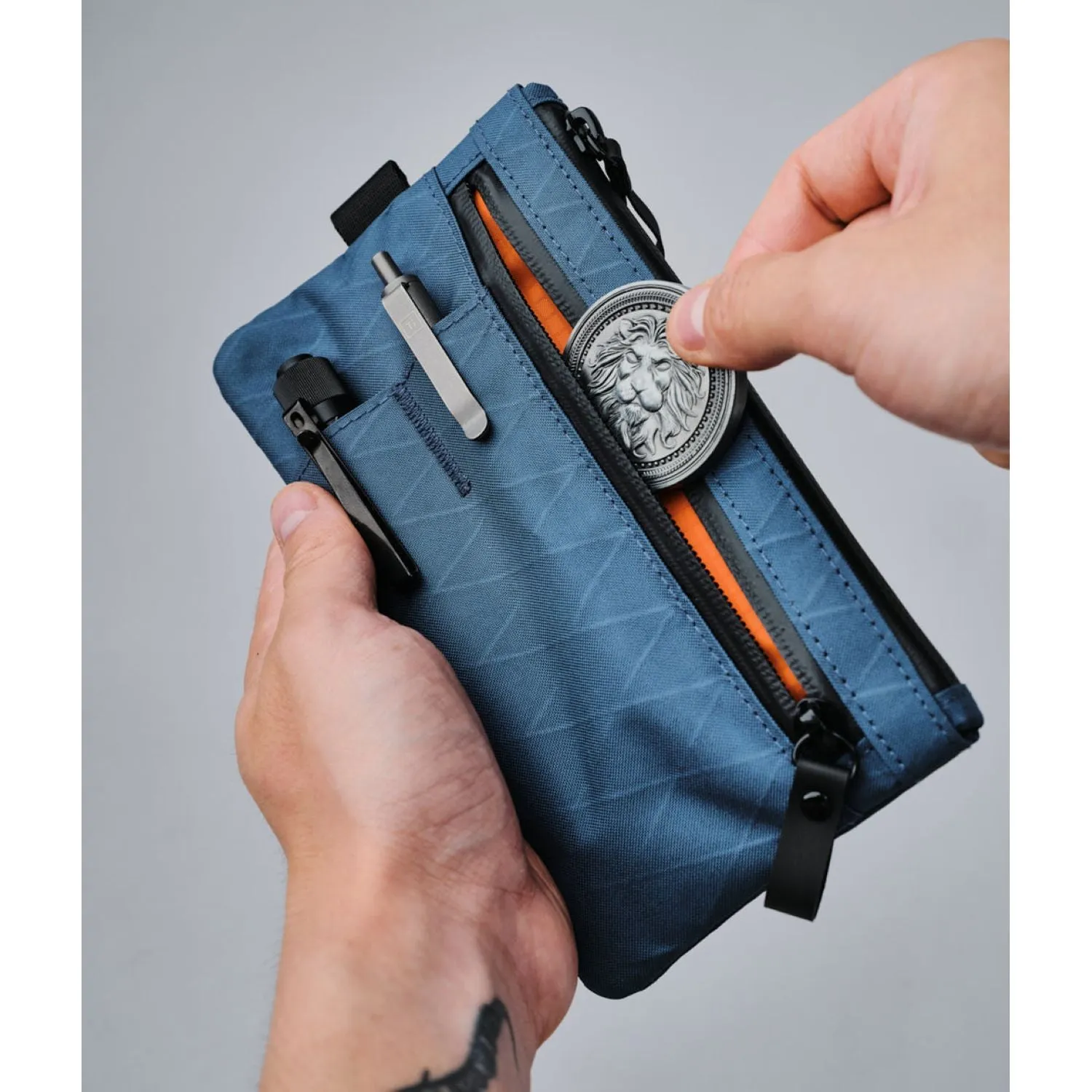 ALPAKA Zip Clutch   Hand Carry Strap