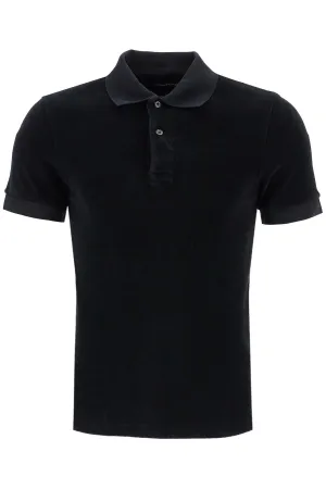 black cotton solid polo