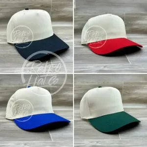 Blank Natural Two-Tone w/Snapback