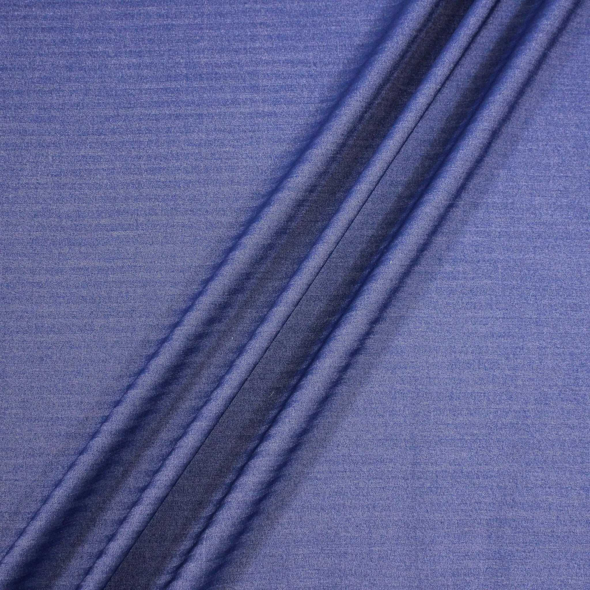 BLUE MONOCHROME STRIPED GABARDINE