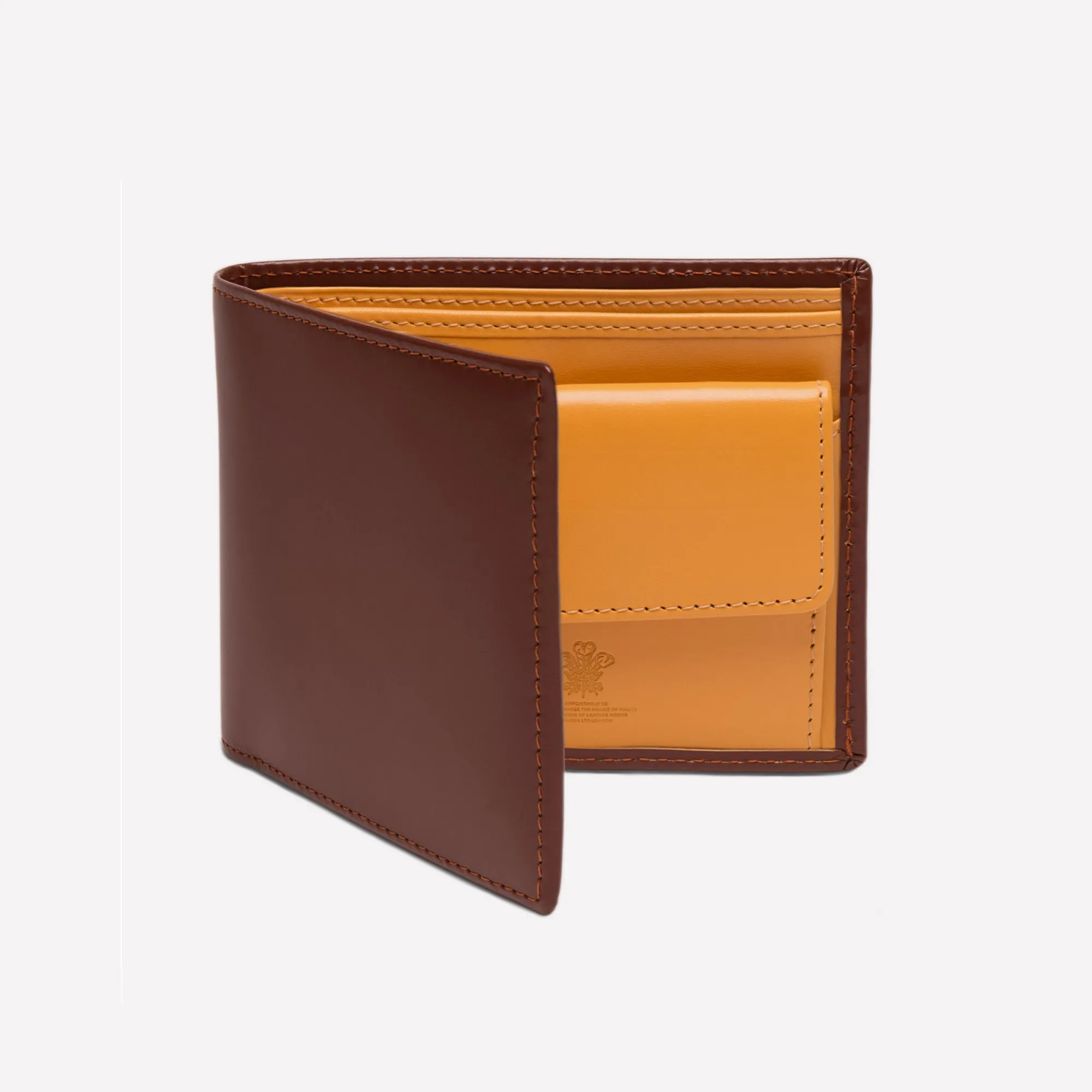 Bridle Hide Billfold Wallet with 3 C/C and Purse