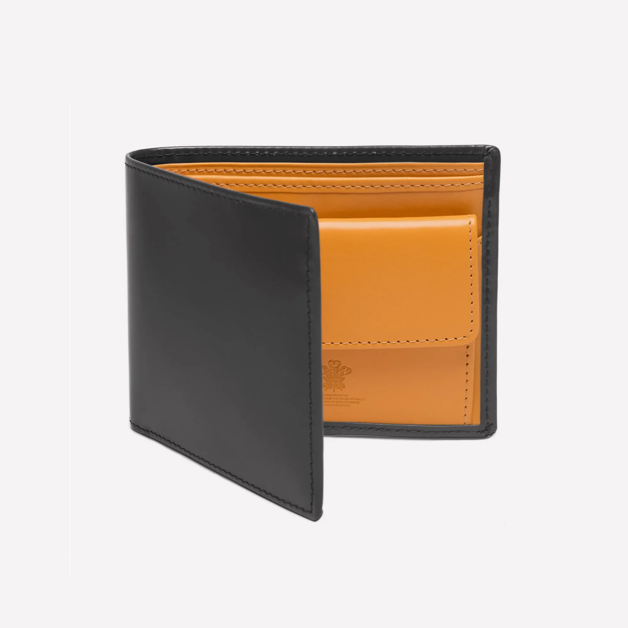 Bridle Hide Billfold Wallet with 3 C/C and Purse