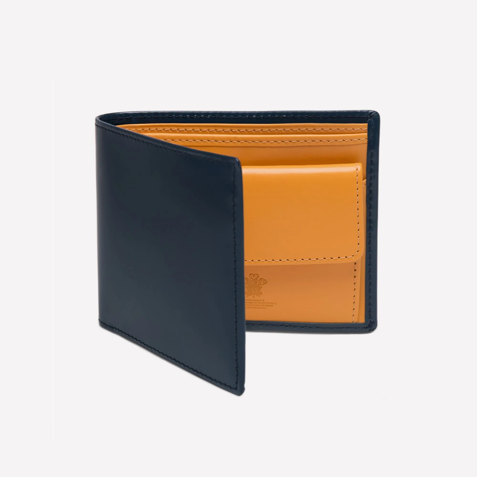 Bridle Hide Billfold Wallet with 3 C/C and Purse