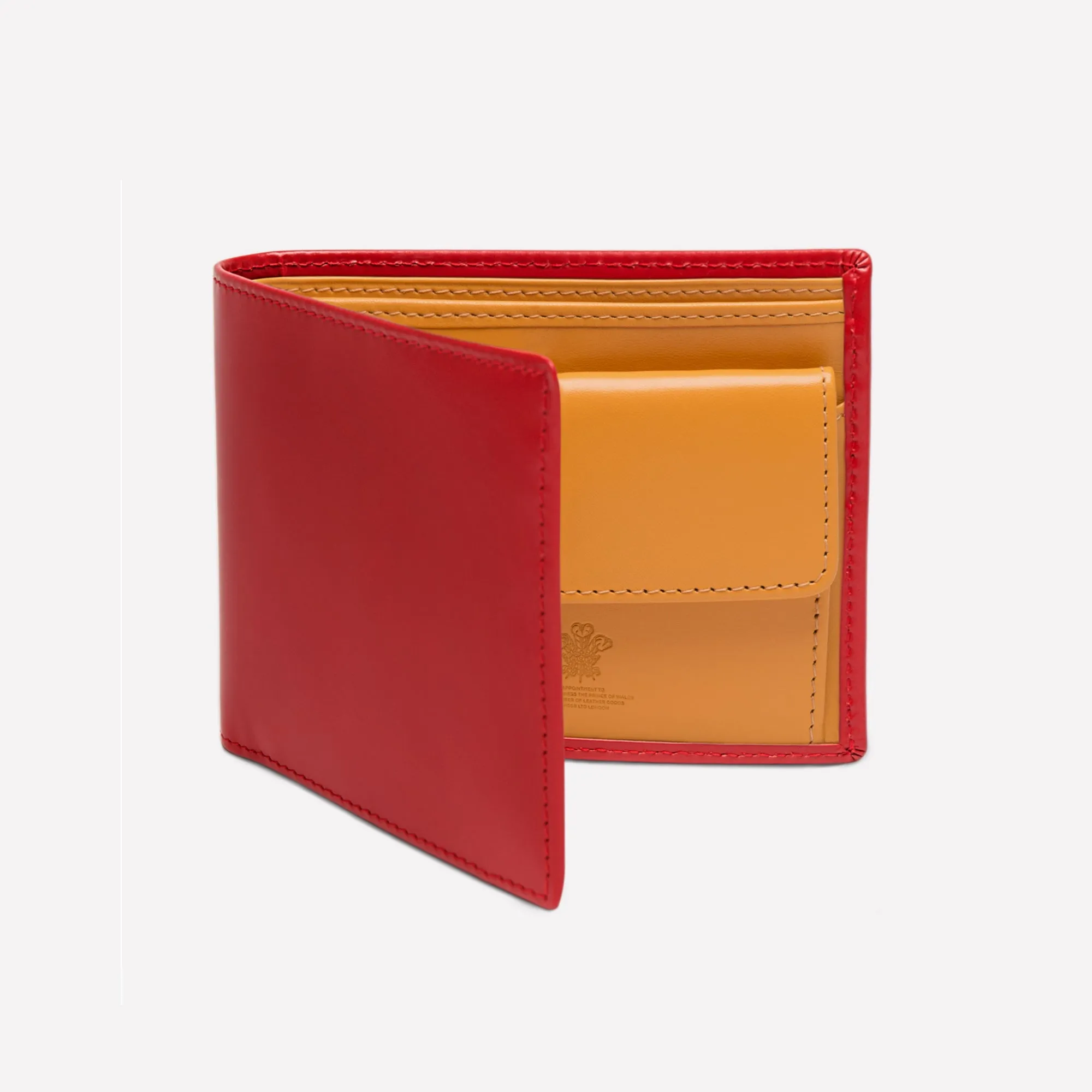 Bridle Hide Billfold Wallet with 3 C/C and Purse