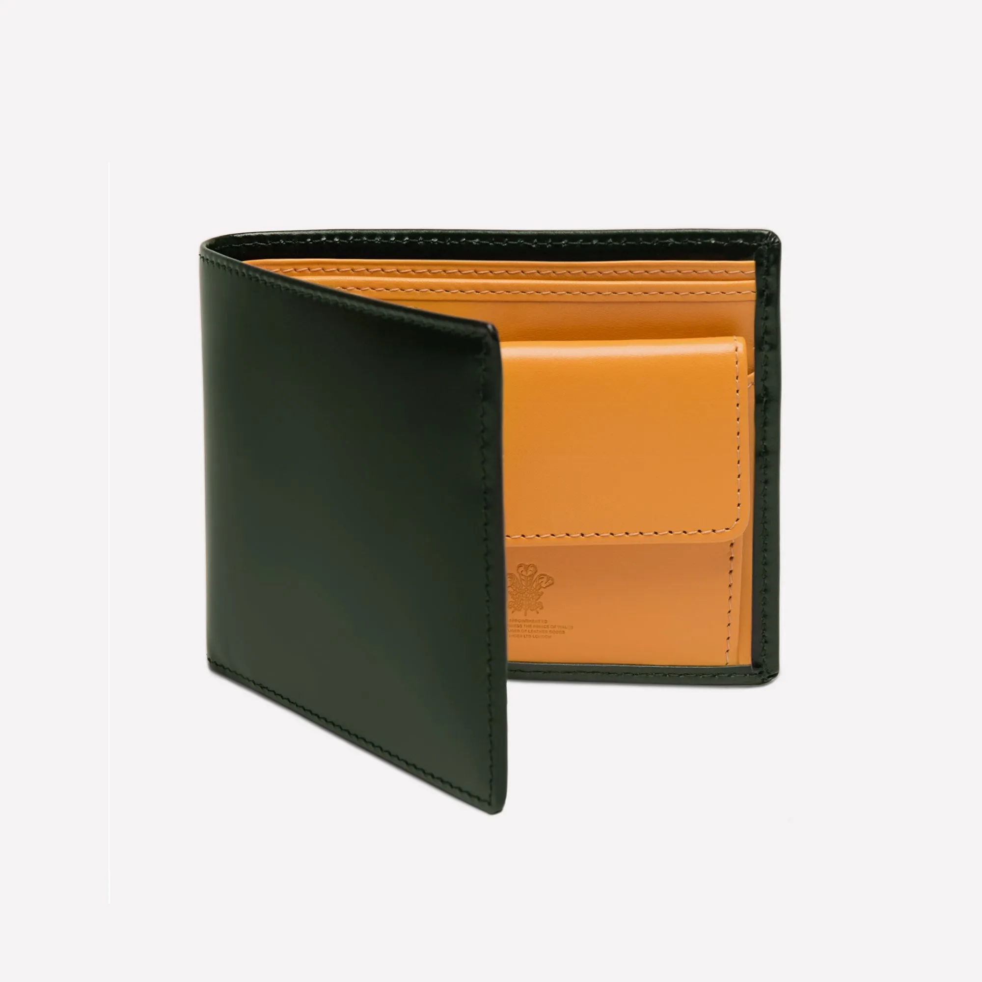 Bridle Hide Billfold Wallet with 3 C/C and Purse