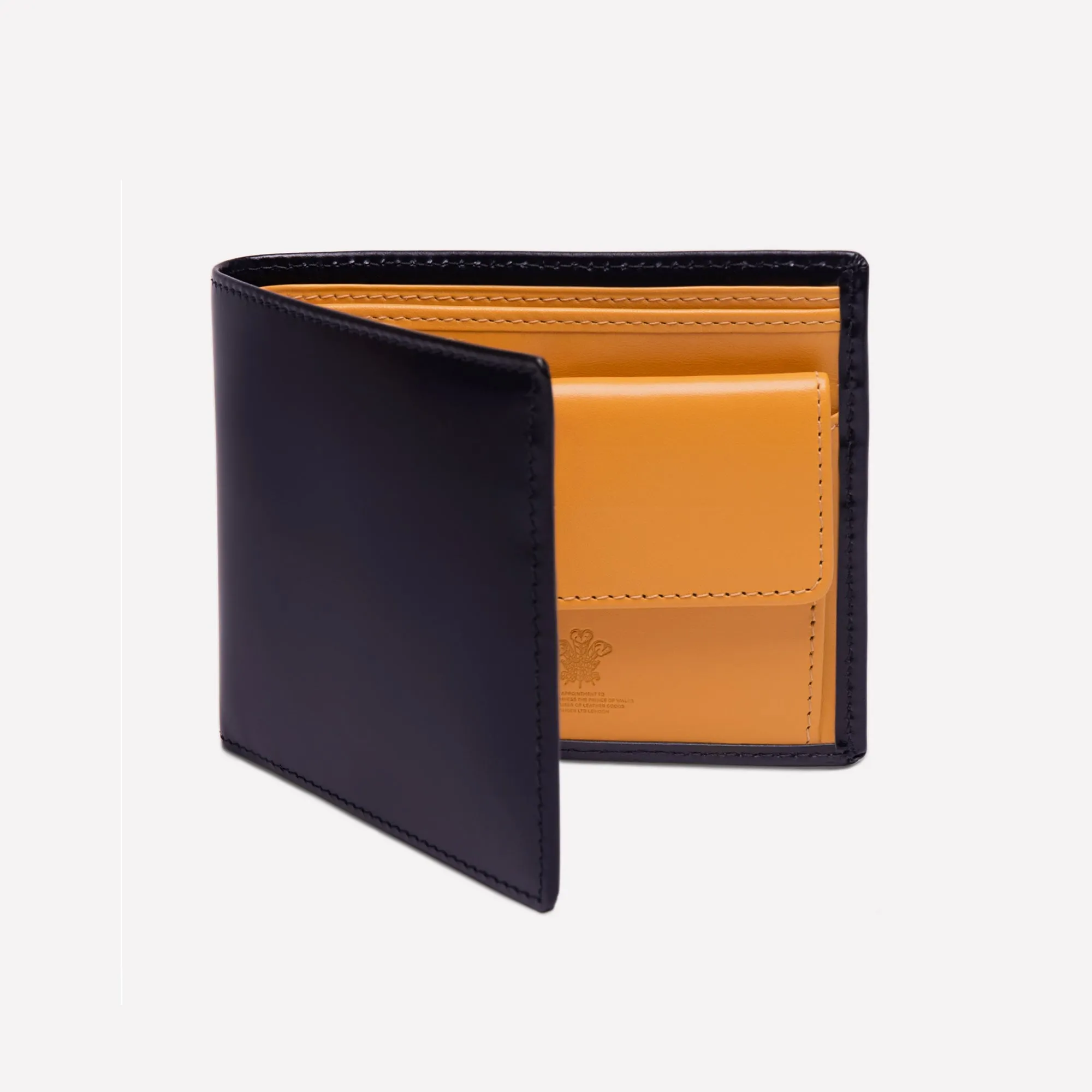 Bridle Hide Billfold Wallet with 3 C/C and Purse