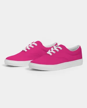 Bright Cool Pink Women's Canvas Sneakers | Women's | Bright Pure Cool Pink | C0M100Y25K0