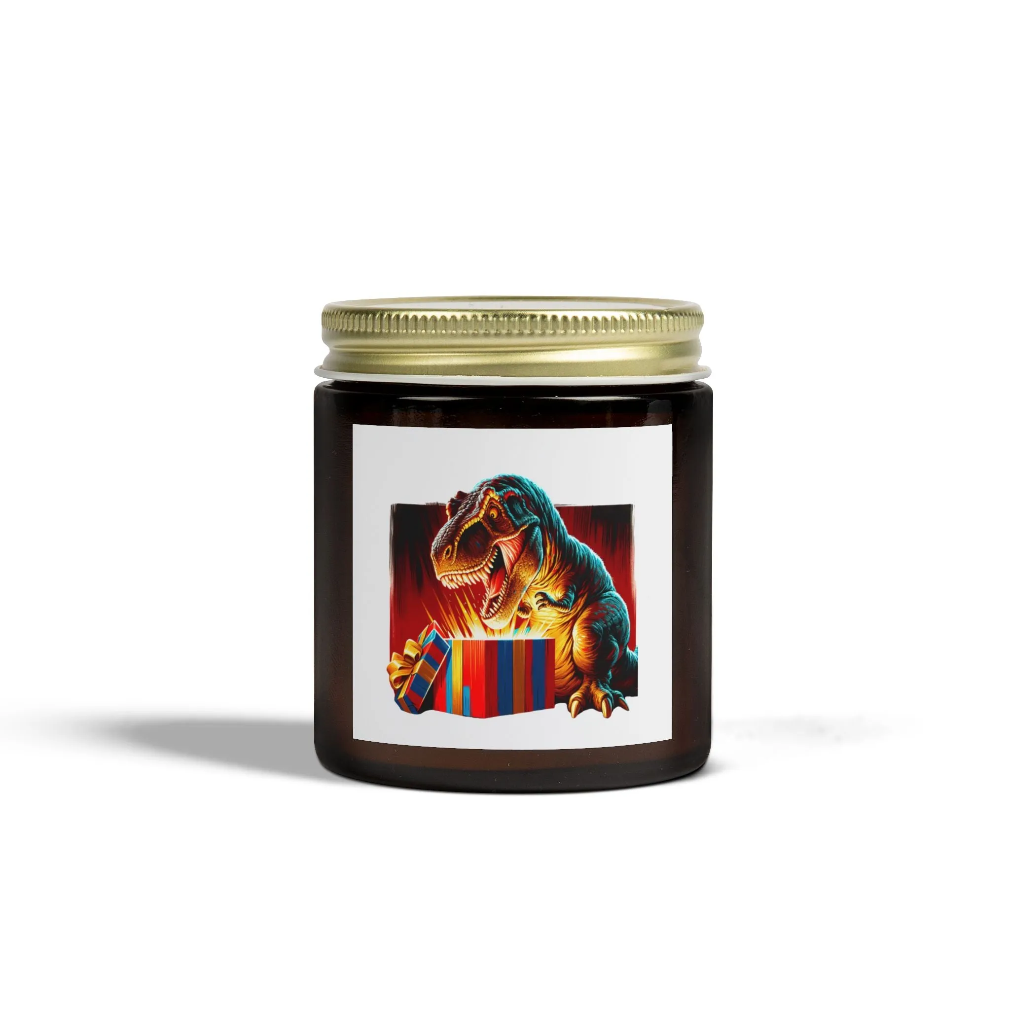 Candle: Little Arms  - Dinosaur -Themed Scented Candles - Coconut Apricot Wax (4oz & 9oz)