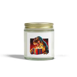 Candle: Little Arms  - Dinosaur -Themed Scented Candles - Coconut Apricot Wax (4oz & 9oz)