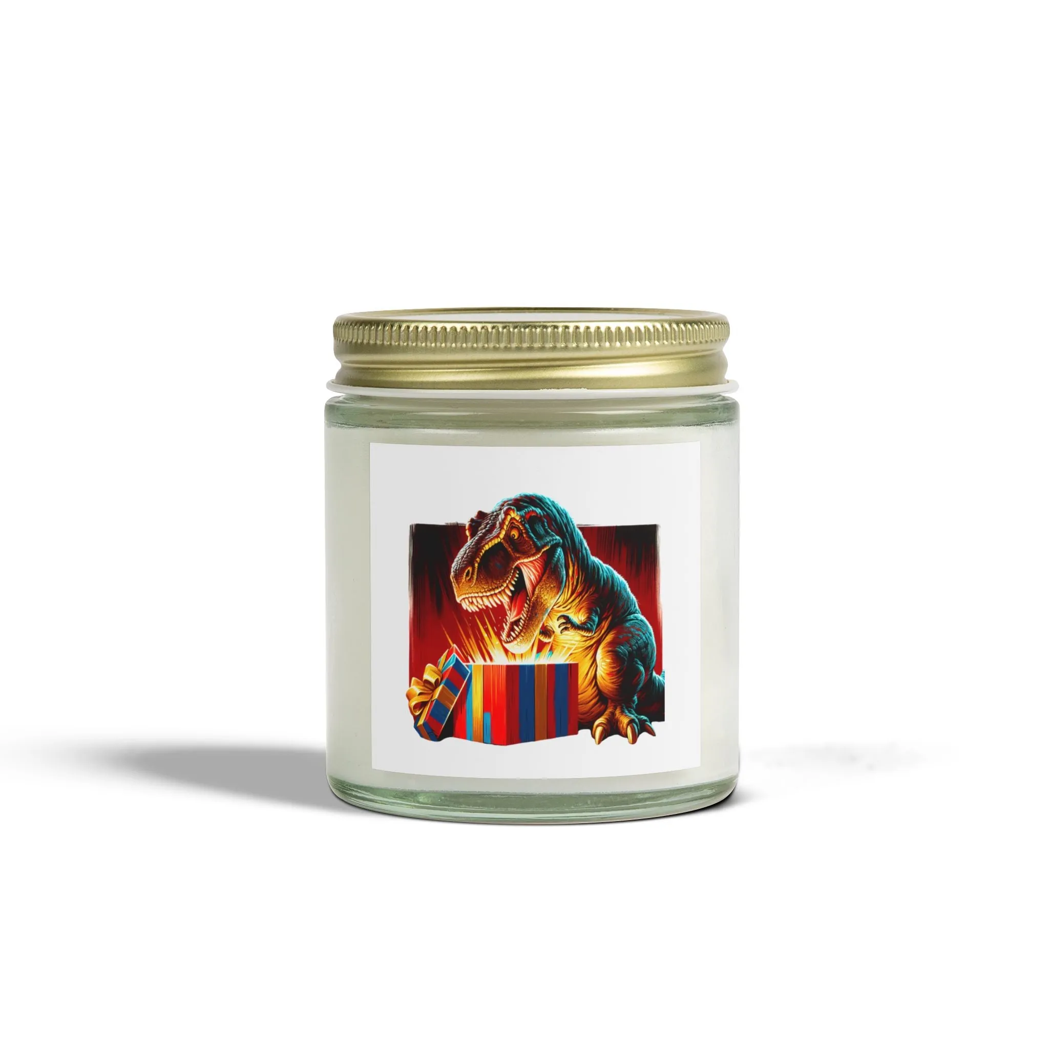 Candle: Little Arms  - Dinosaur -Themed Scented Candles - Coconut Apricot Wax (4oz & 9oz)