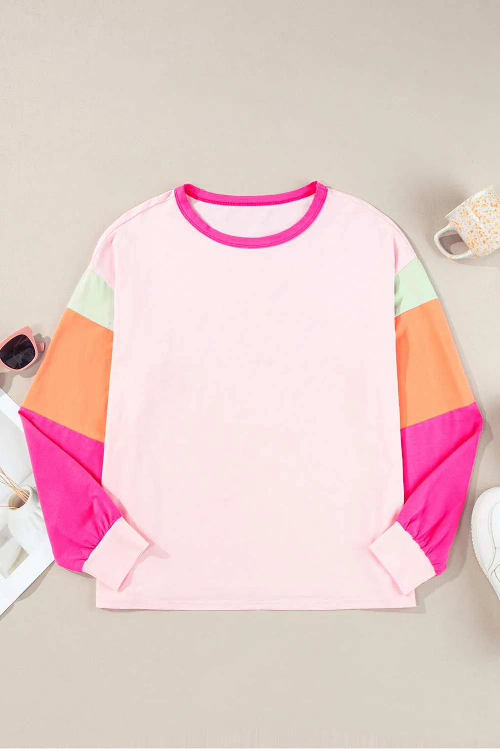 Casual Multicolor Long Sleeve Blouse