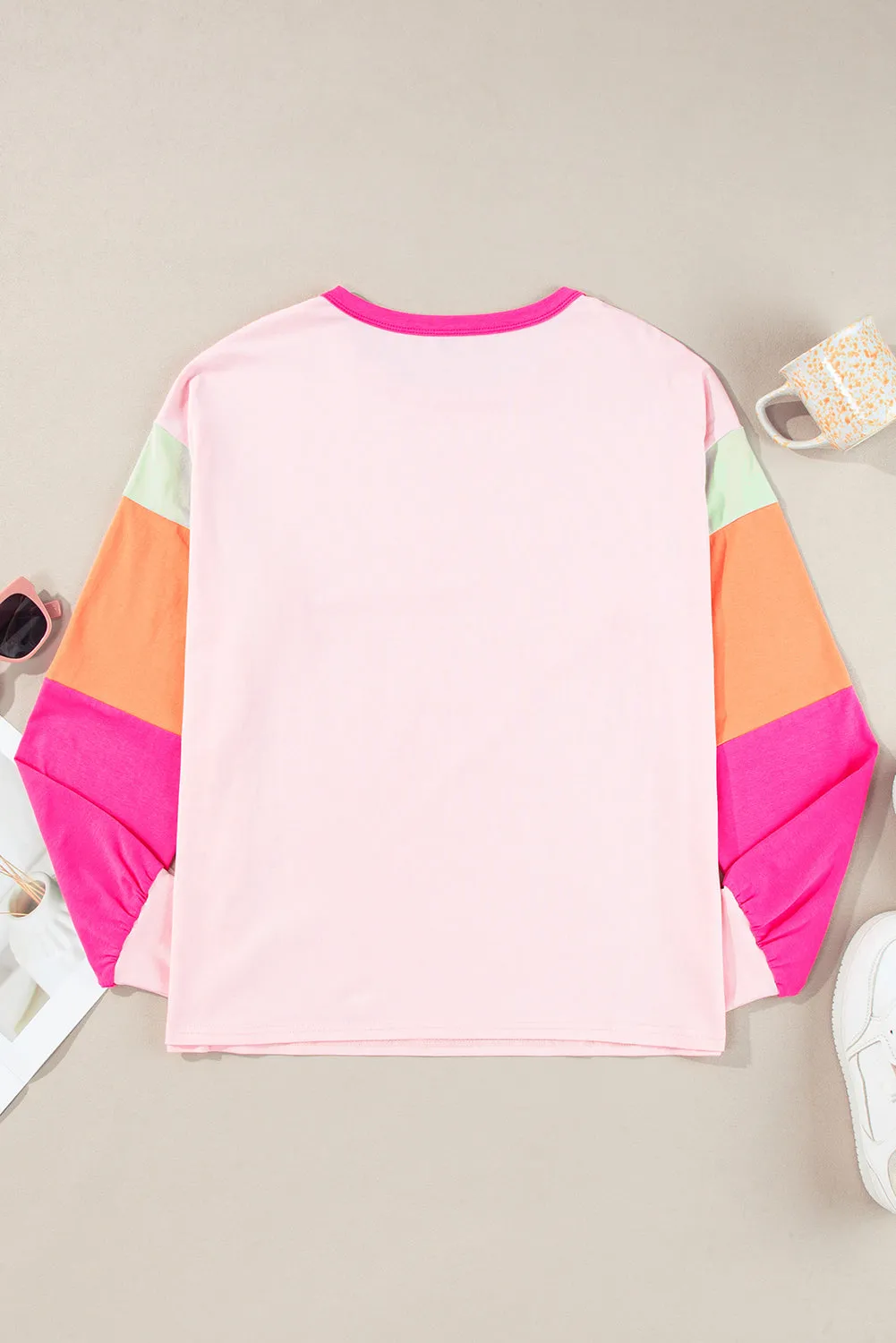 Casual Multicolor Long Sleeve Blouse