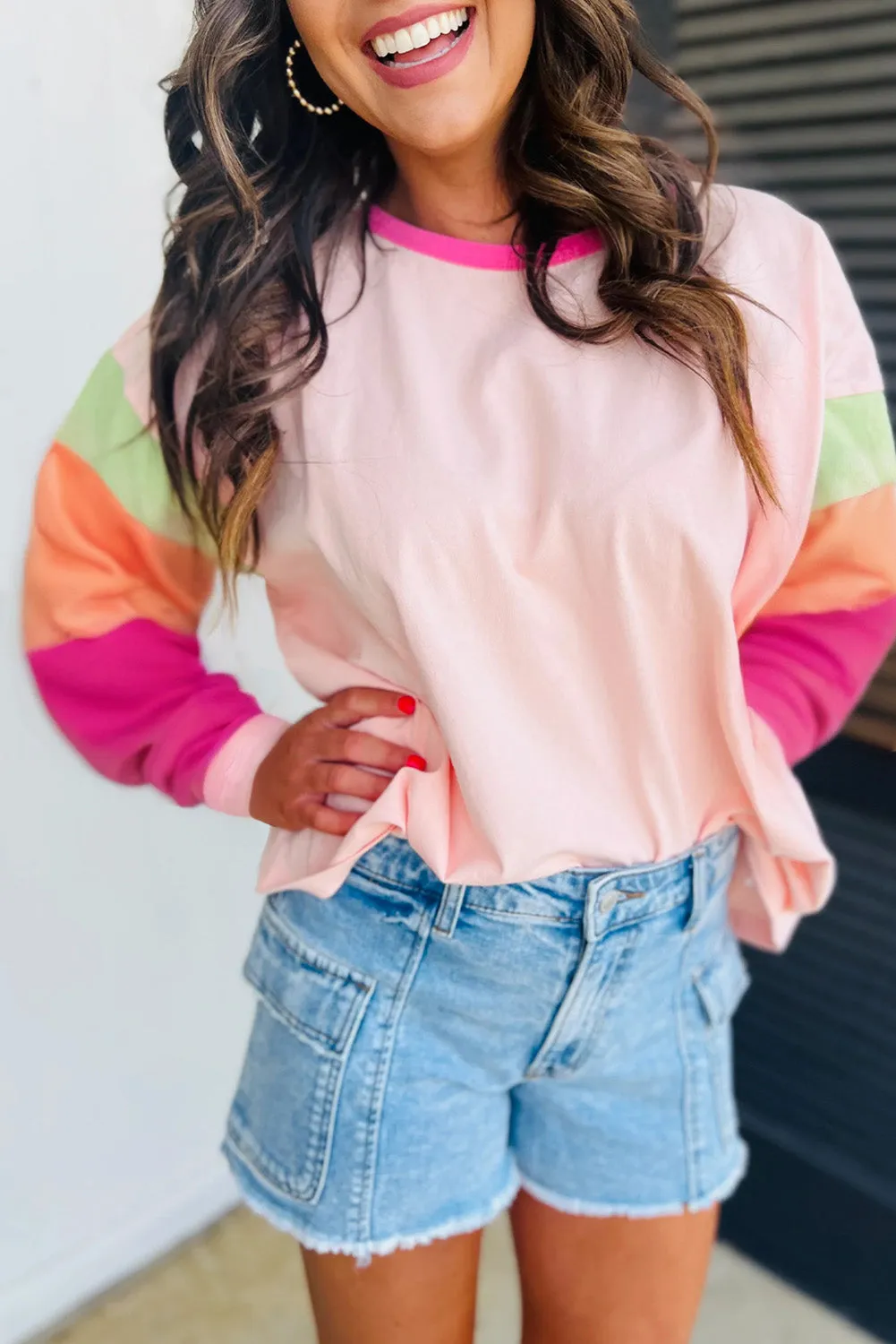 Casual Multicolor Long Sleeve Blouse