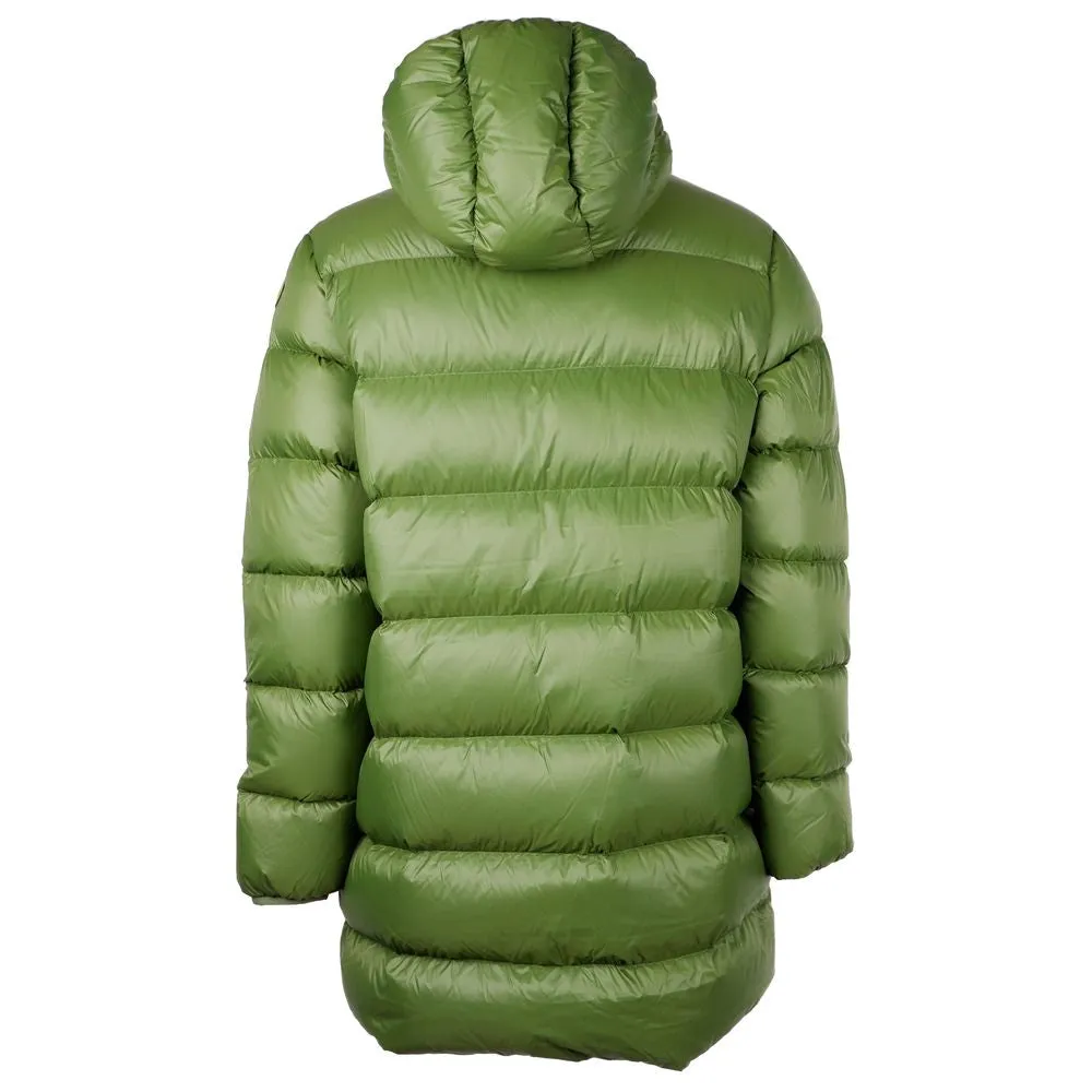 Centogrammi Elegant Long Nylon Down Jacket