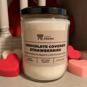 Chocolate Covered Strawberries Soy Candle