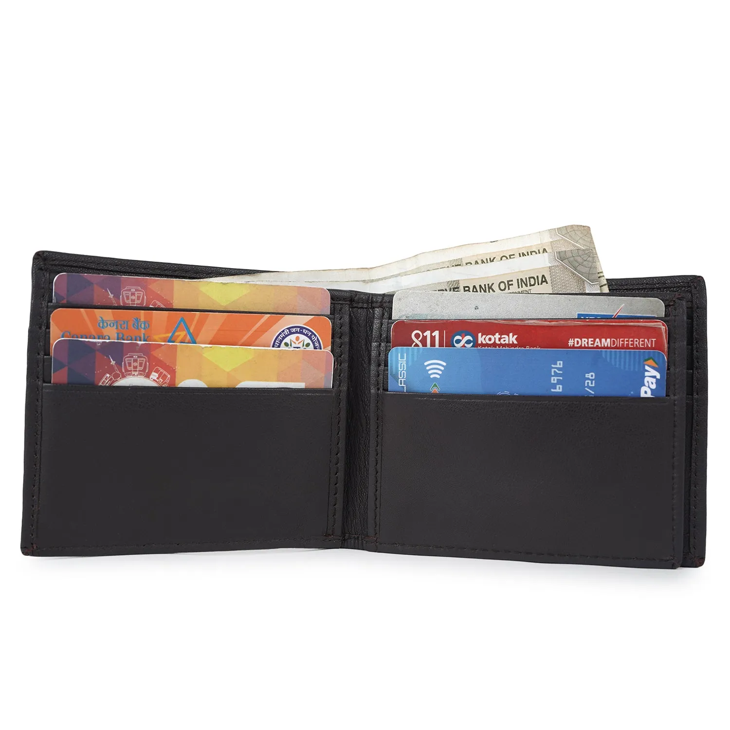 CIMONI Genuine Leather Stylish Classy Casual Formal Ultra Slim Multiple Credit Cards Slot Wallet for Men