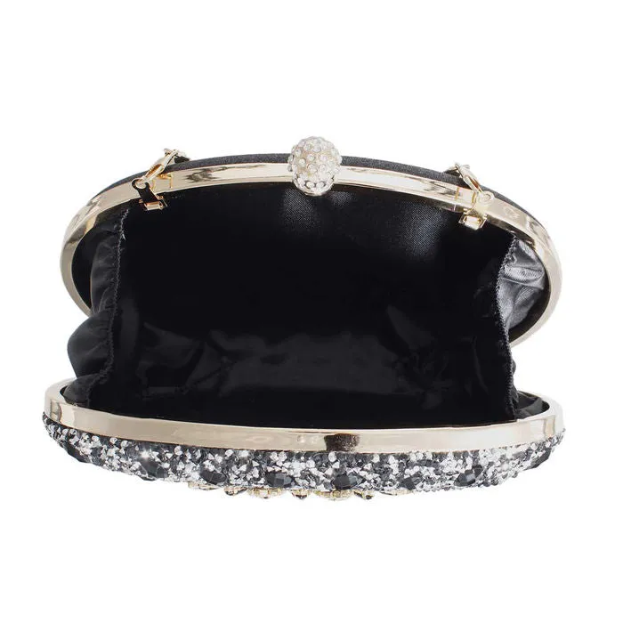 Clutch Crystal Hard Case Bag for Women