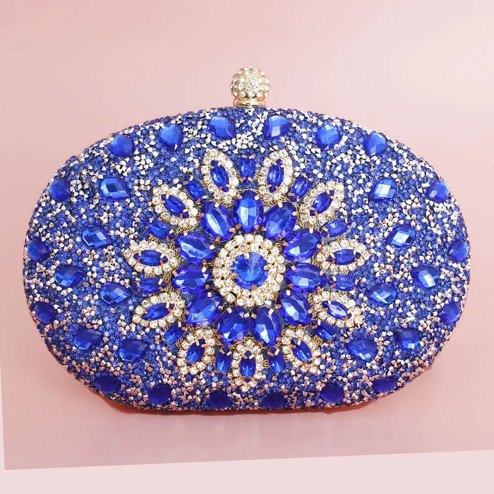 Clutch Crystal Hard Case Bag for Women