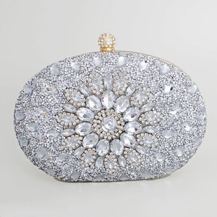 Clutch Crystal Hard Case Bag for Women