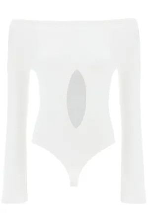 COURREGES "jersey body with cut-out