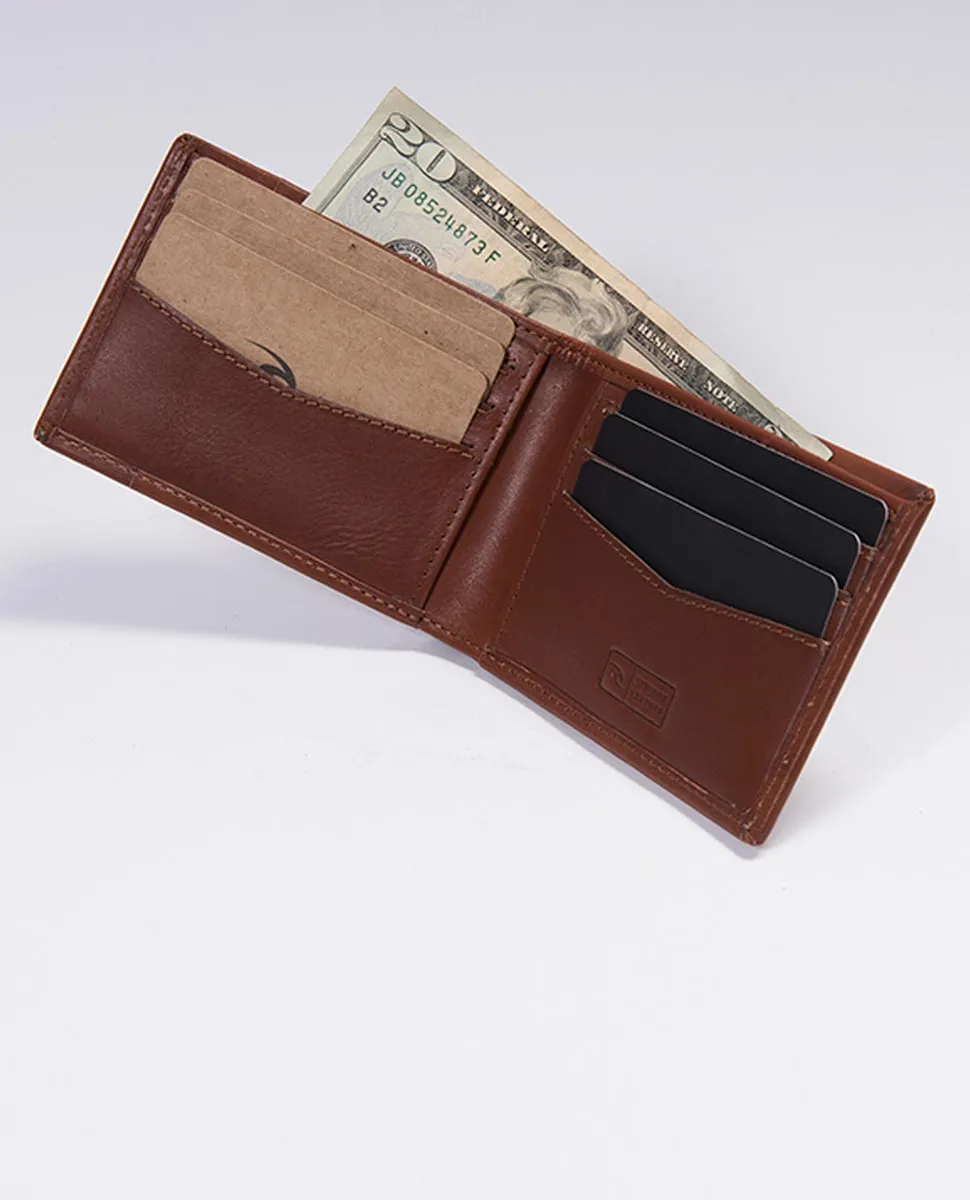 Covert RFID Slim Leather Wallet