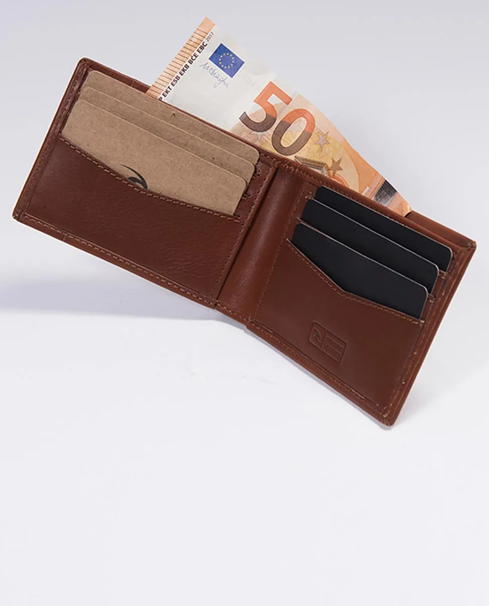 Covert RFID Slim Leather Wallet