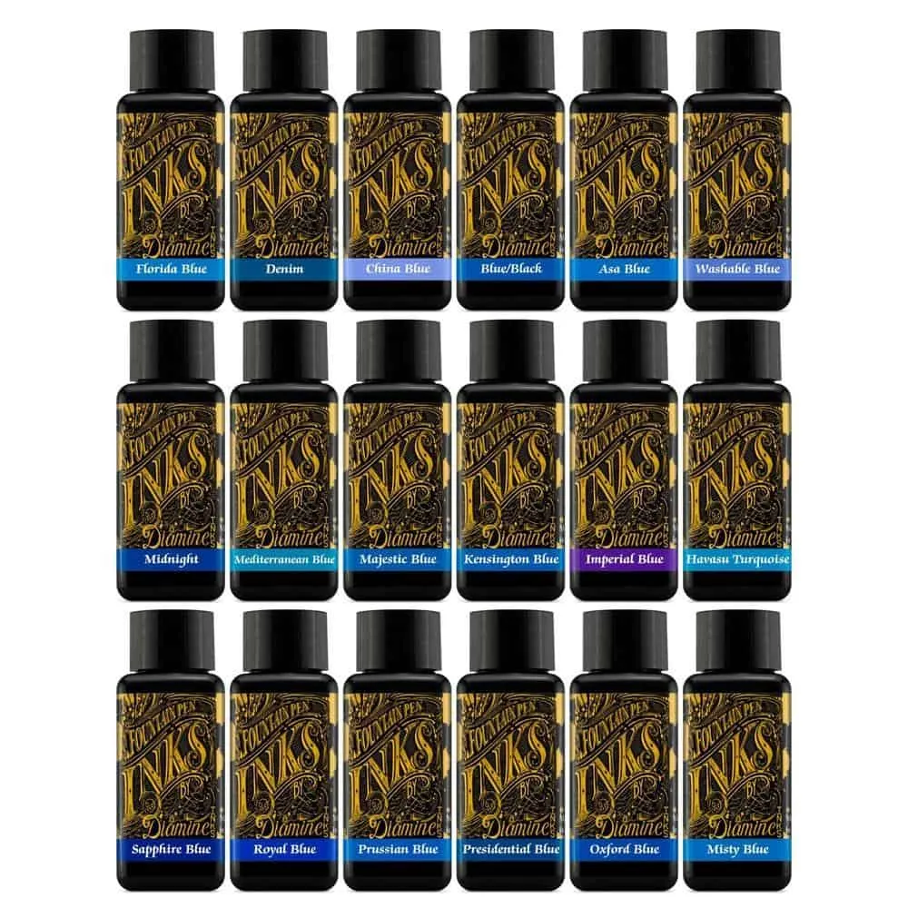 Diamine Ink Bottle (30ml / 80ml) - Blue