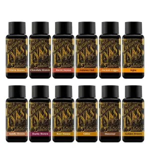 Diamine Ink Bottle (30ml / 80ml) - Brown