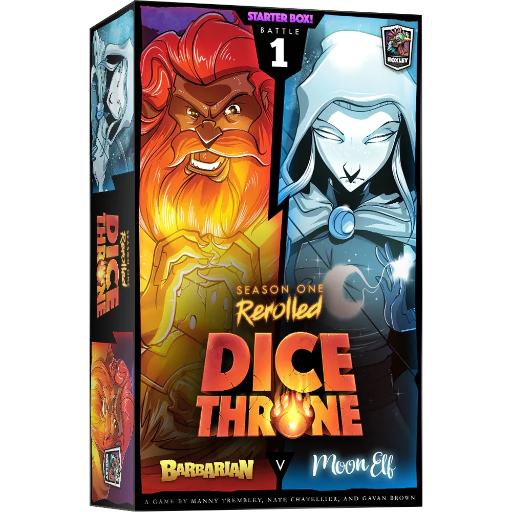 Dice Throne: Season One - Barbarian vs Moon Elf