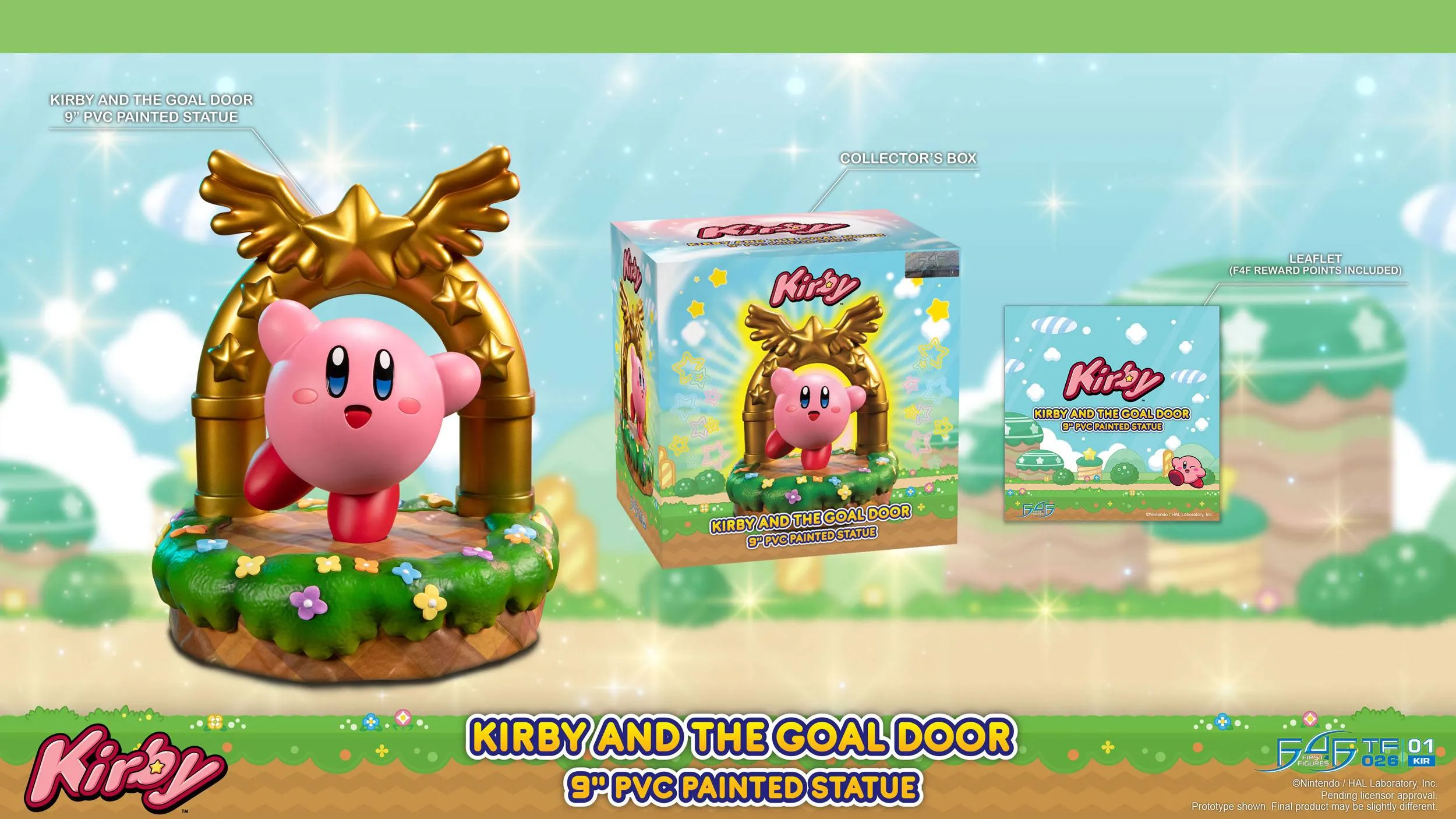 First 4 Figures Kirby and the Goal Door PVC Statue