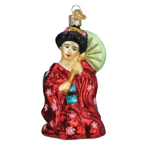 Geisha Ornament Old World Christmas 10249