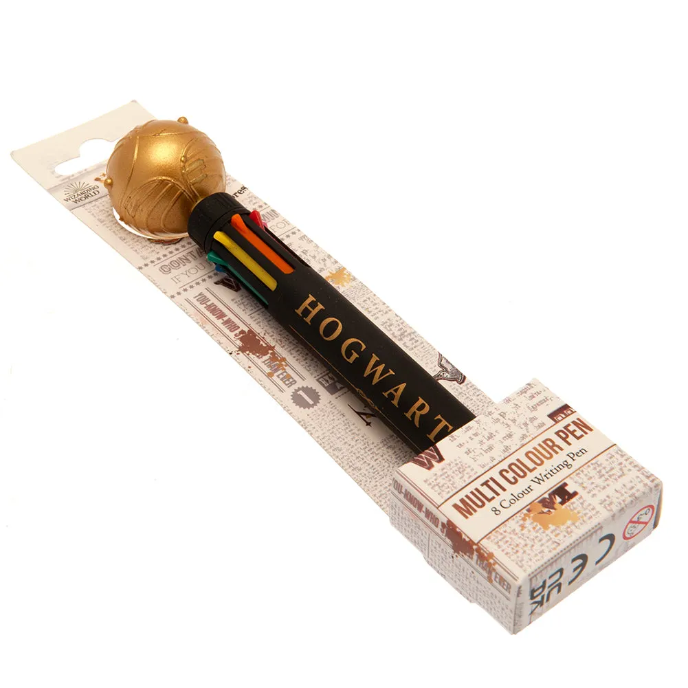 Harry Potter Multi Coloured Pen - Golden Snitch Edition