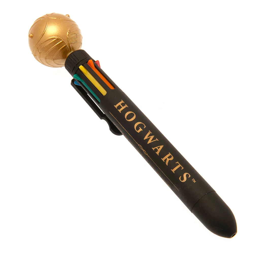 Harry Potter Multi Coloured Pen - Golden Snitch Edition