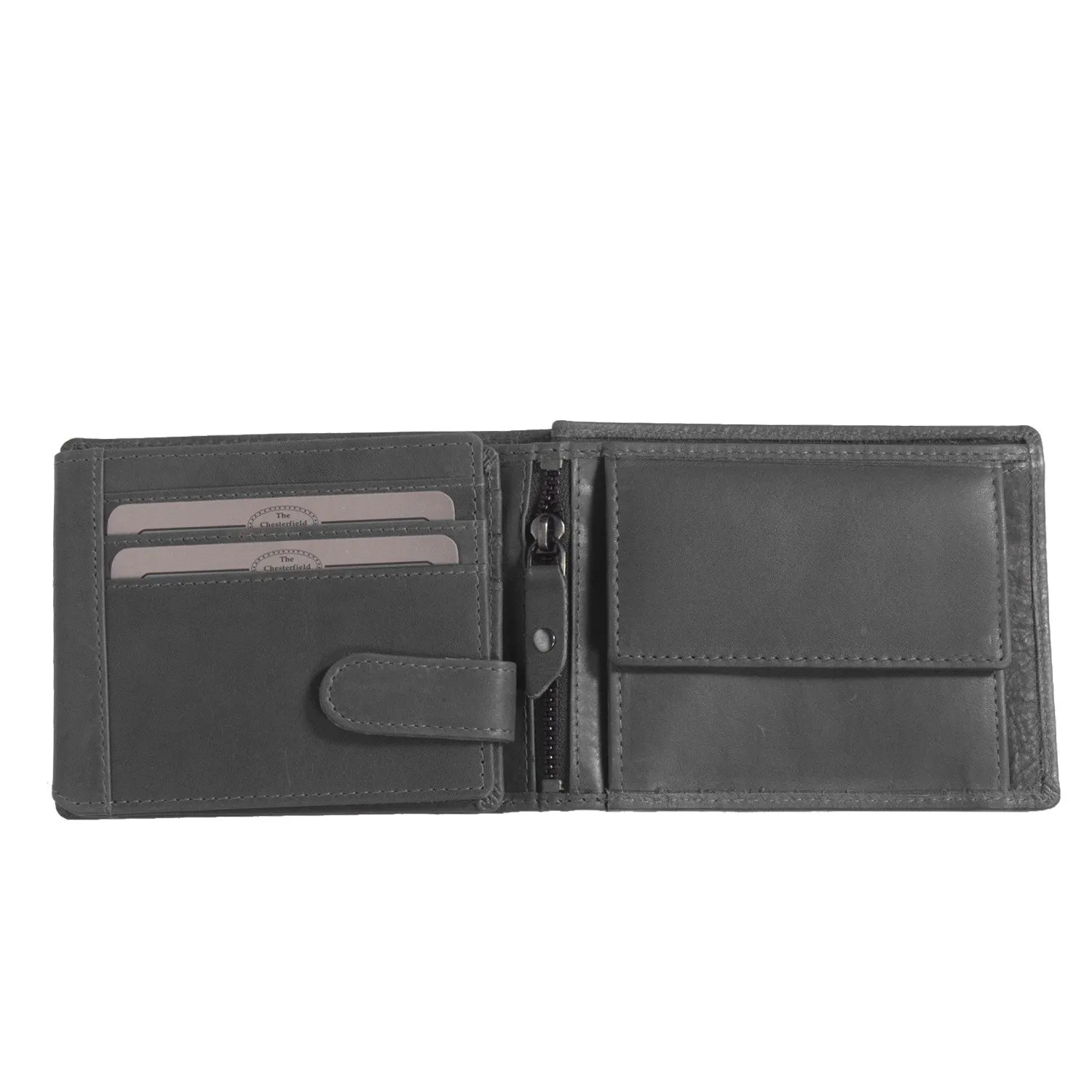 Leather Wallet Black Marion