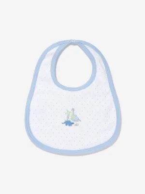 Magnolia Baby Baby Boys Dinoland Embroidered Bin in White