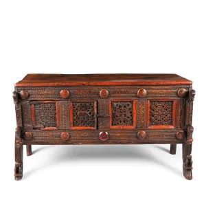 Majus Dowry Chest From Gujarat - Early 19th Century