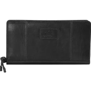 Mancini Casablanca Ladies' RFID Zippered Clutch Wallet