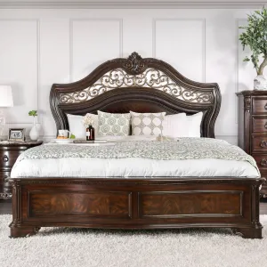 Menodora Brown Cherry Cal.King Bed