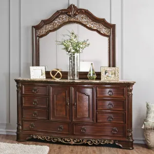 Menodora Brown Cherry Dresser