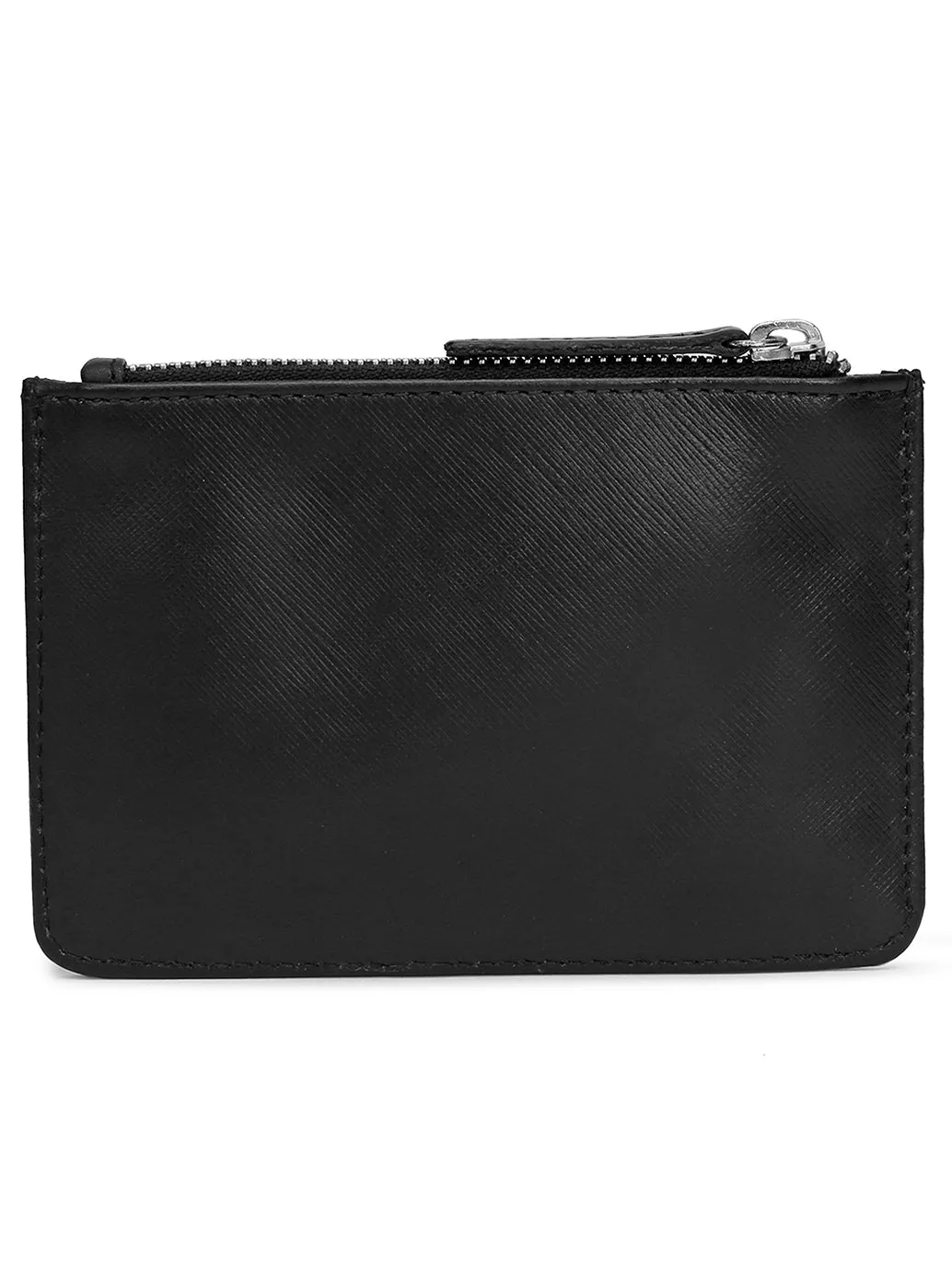 Men's Black Solid Wallet