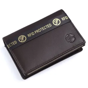 MENS LEATHER RFID WALLET 54109