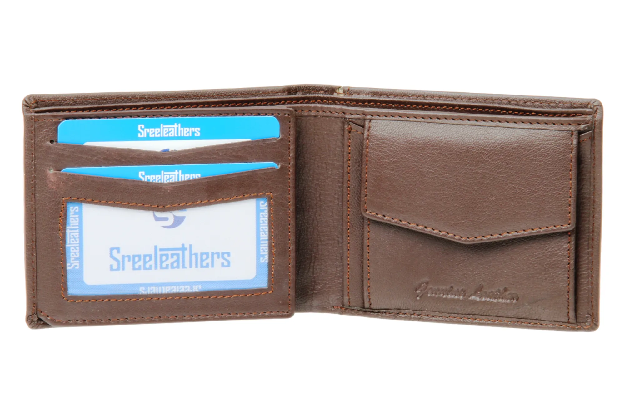 MENS LEATHER WALLET 42140 (BROWN)