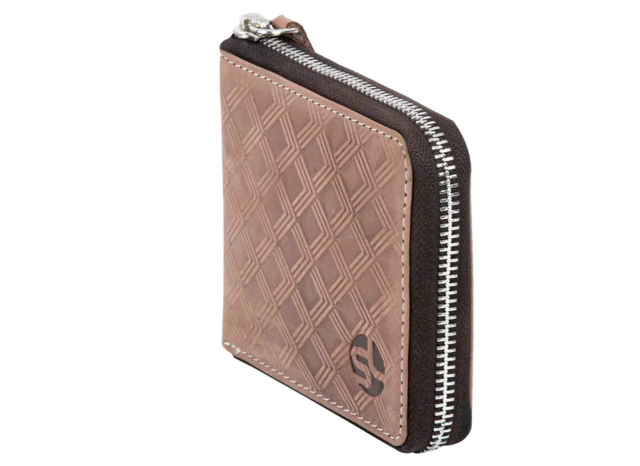 MENS LEATHER WALLET (RFID) 991739 (CAMEL)